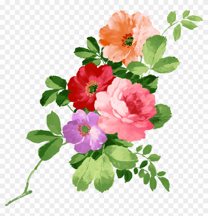Watercolour Flowers Watercolor Painting - Society6 Pretty In Pink Iphone & Ipod Skin - Iphone #1250497