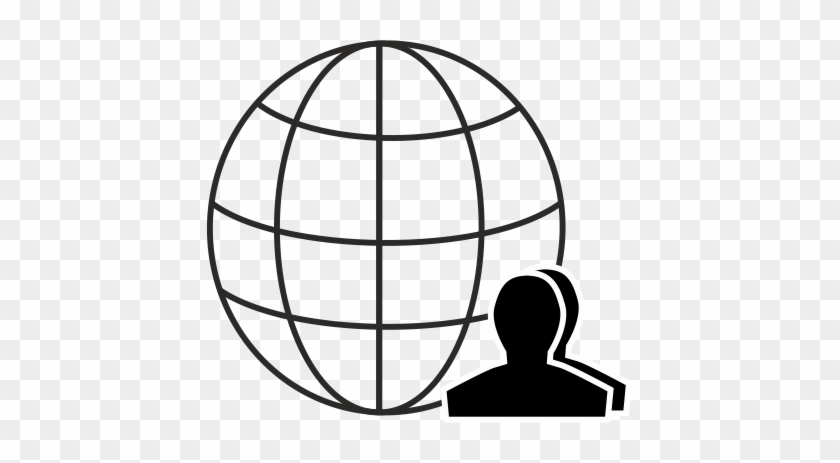 Ui Designlook And Feel The Presentation - Globe Grid Vector #1251524