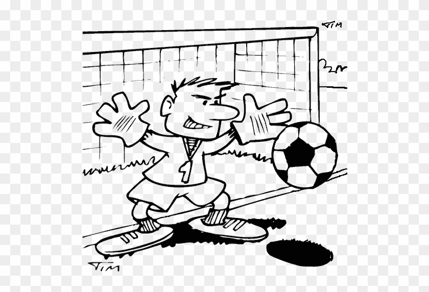 Source - - Soccer Goalie Cartoon #1251534