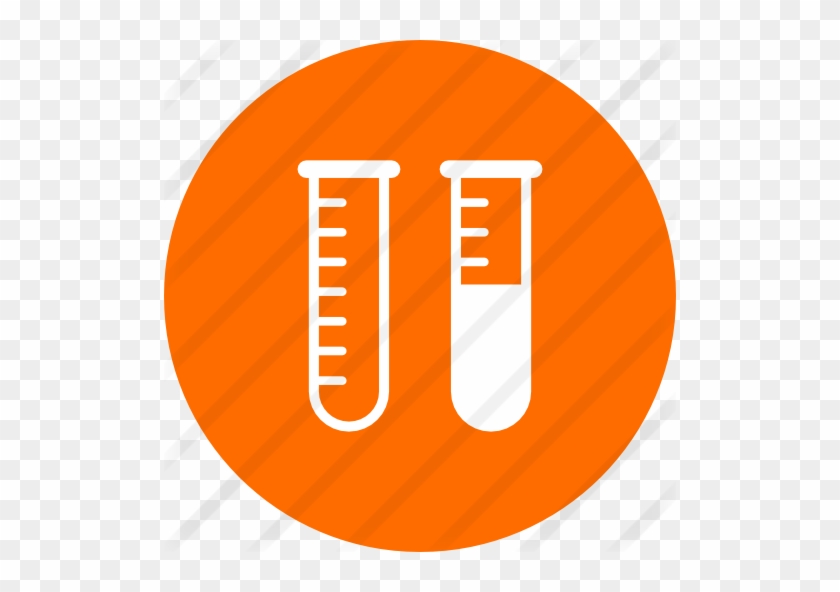 Test Tubes - Chemical Icon In Circle #1251789