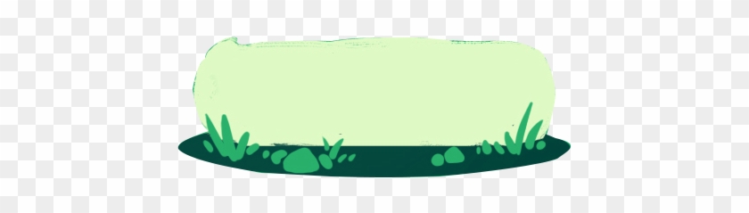 Cartoon Green Meadow Border - Lawn #1252553