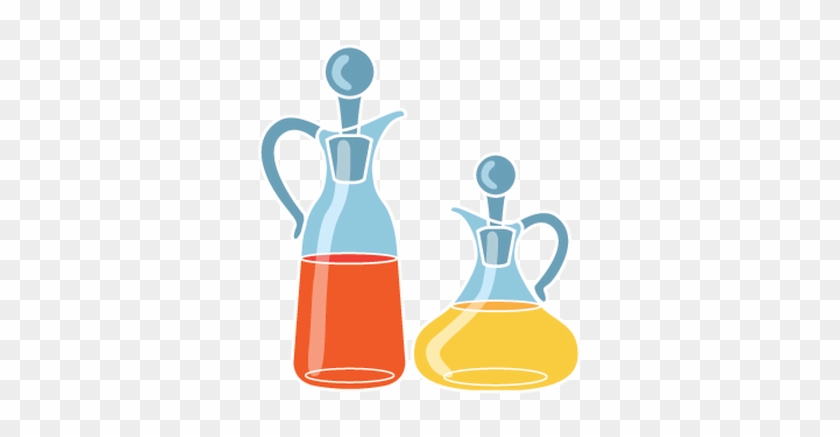 Ingredients For Salad Icon - Oil Vinegar Clipart #1252669