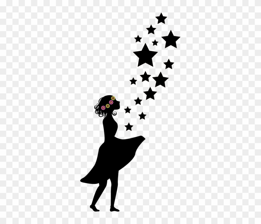 Free Image On Pixabay - Mädchen Silhouette #1252908