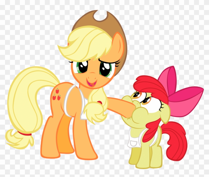 Applebloom And Applejack Vector By Rhubarb-leaf - Apple Bloom And Applejack #1252915