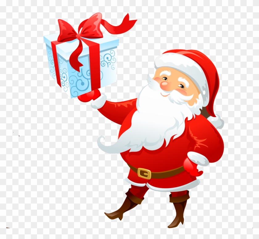 Santa Claus Transparent Image - One Size Christmas Santa Claus Distributed Gifts Print #1253025