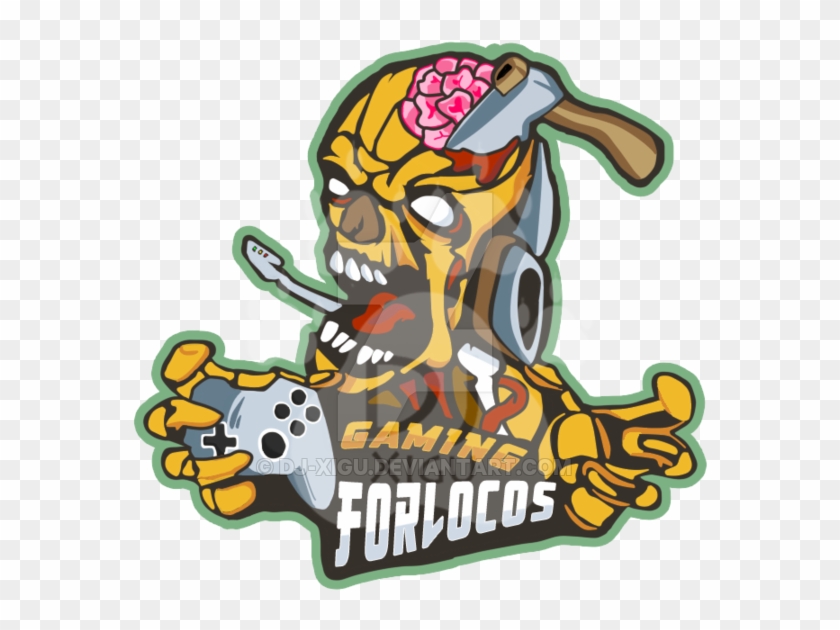 Mascot Logo Gaming For Locos By Dj-xigu - Cartoon #1253321