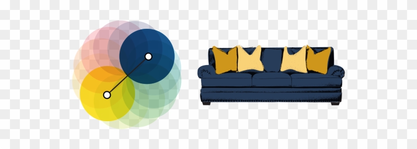 Colors Opposite One Another On The Color Wheel - Studio Couch #1253519