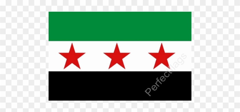 Syria 3 Stars - Syrian Revolution Flag Png #1253961