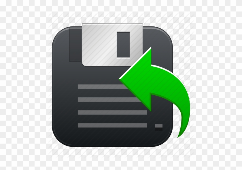 Floppy Diskette Icon Vector - Graphic Design #1254698