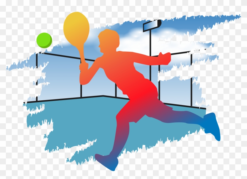 Padel Tennis Centre Silhouette - Vector Padel Hd #1255125