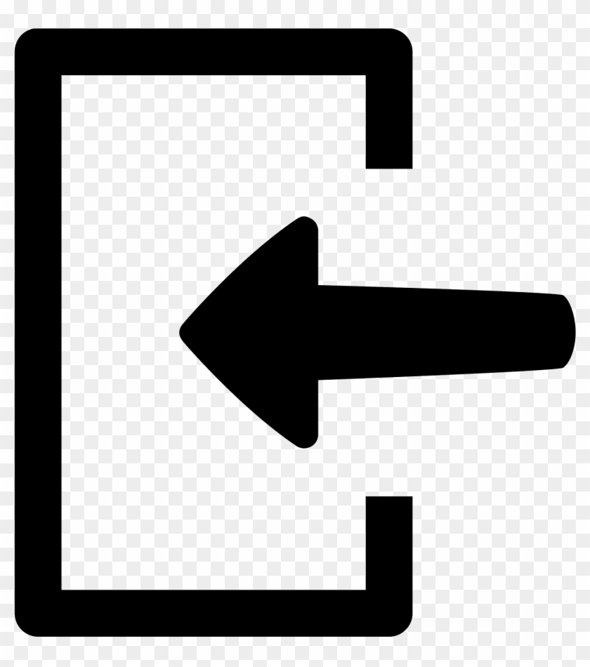 There Is A Vertical Rectangle With The Right Side Missing - Icone Importar #1255494