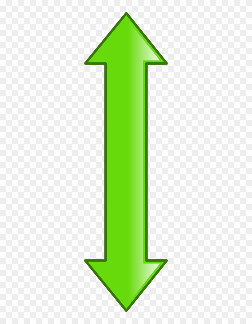 Hexadecimal, Vertical Green Double Arrow - Arrows Pointing Left And Right #1255508