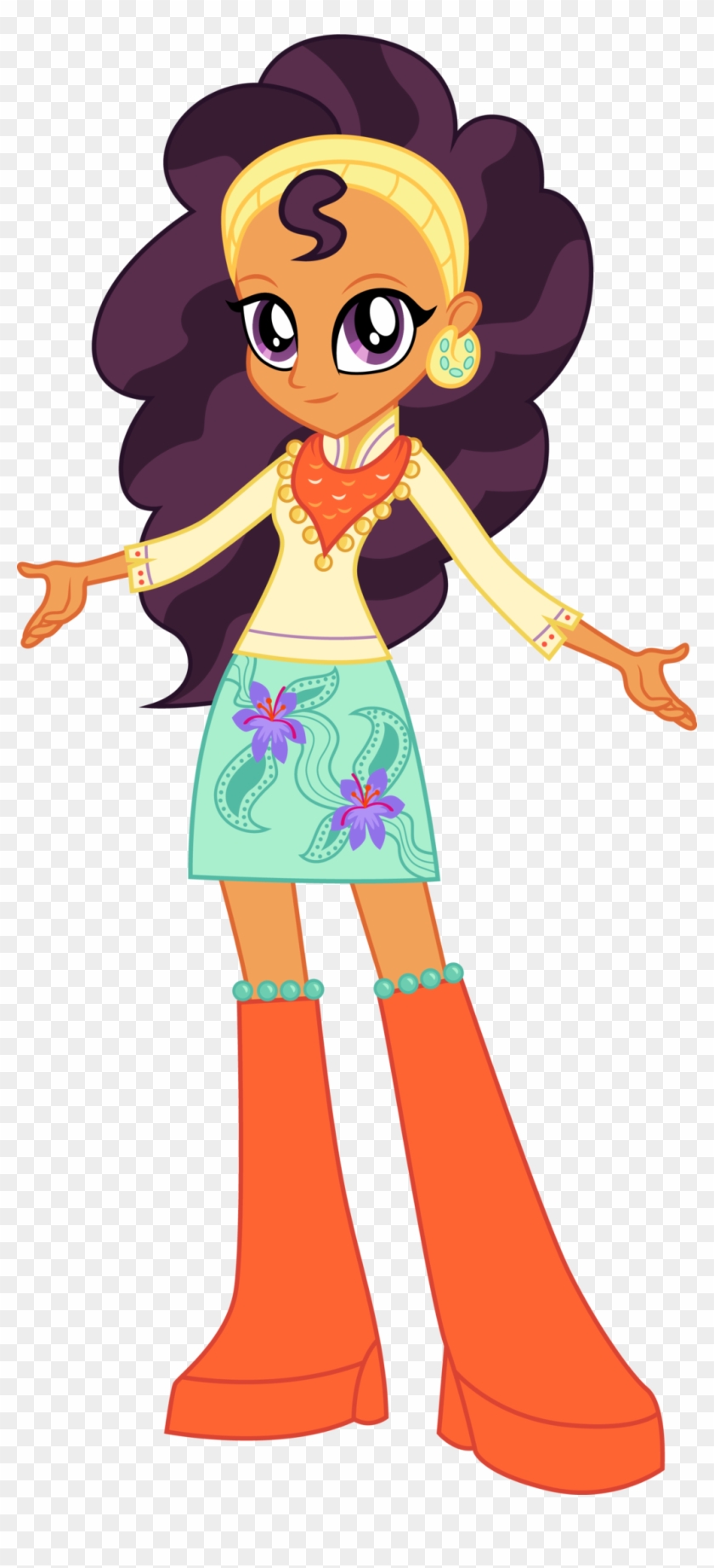 Saffron Masala Equestria Girl By Cloudyglow Saffron - Saffron Masala Equestria Girls #1255559