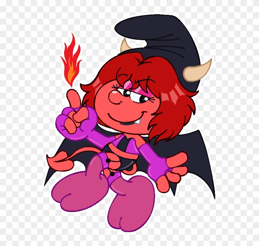 Spicy Demon Smurf By Kiss The Iconist - The Smurfs #1255573