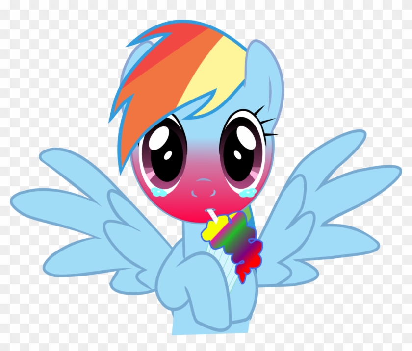 Heavyecho, Burning, Drinking, Milkshake, Rainbow, Rainbow - My Little Pony Plates (pack Of 8) #1255633