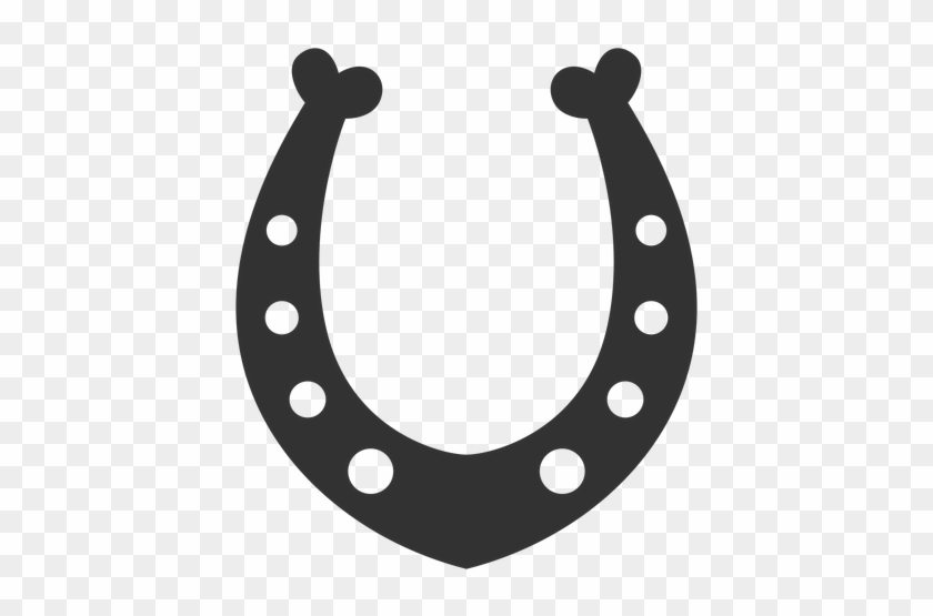 Horseshoe Talisman Silhouette Transparent Png - Horse Shoe Clip Art #1255704