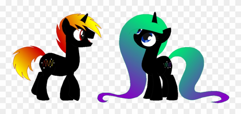 Redshift And Blueshift By Bluerainipony - Cartoon #1255993