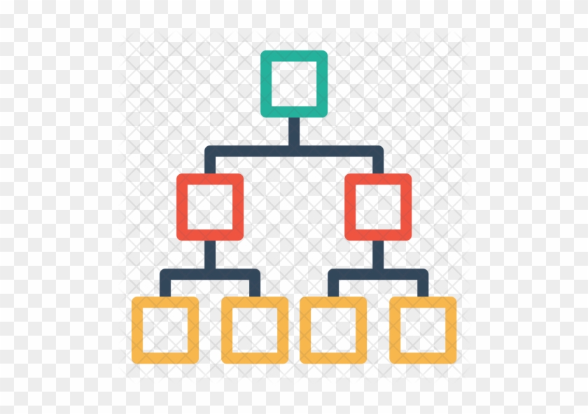 Bar, Chart, Flow, Diagram, Organization, Company, Structure - Organizational Structure Icon Transparent #1256158