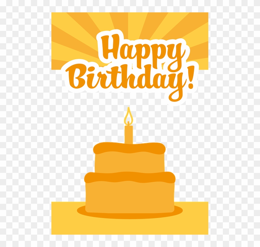 Halloween Birthday Cliparts 16, Buy Clip Art - Orange Birthday #1256234