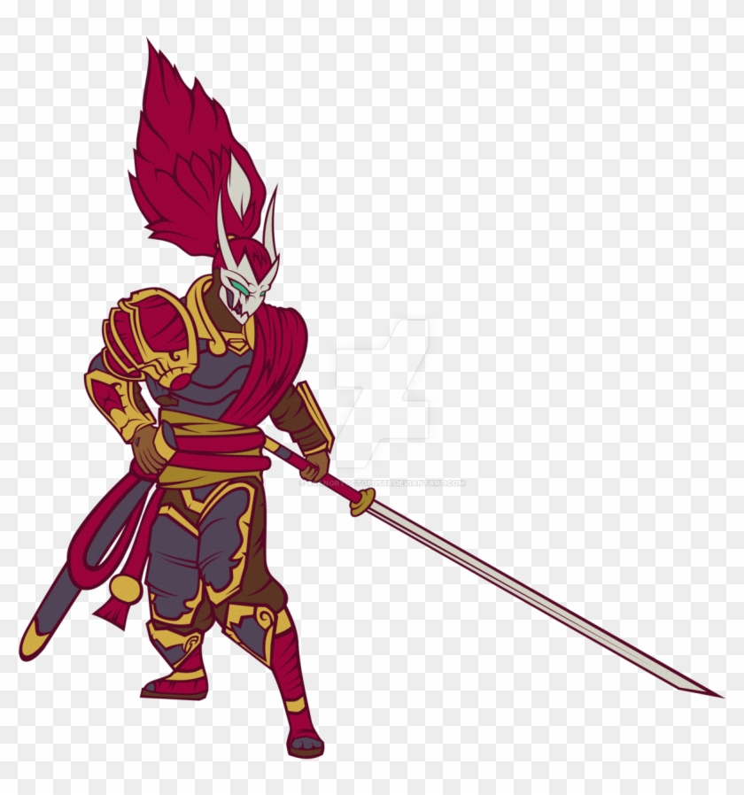 Blood Moon Yasuo By 88angryoctopus88 On Deviantart - Yasuo Blood Moon Sketching #1256759
