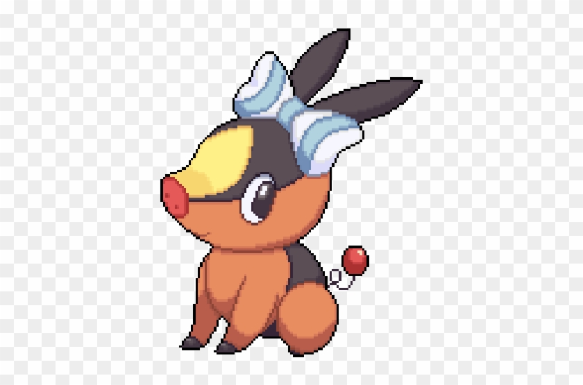 Touko's Tepig My Pixel Gif - Cute Pokemon Transparent Gif #1257560