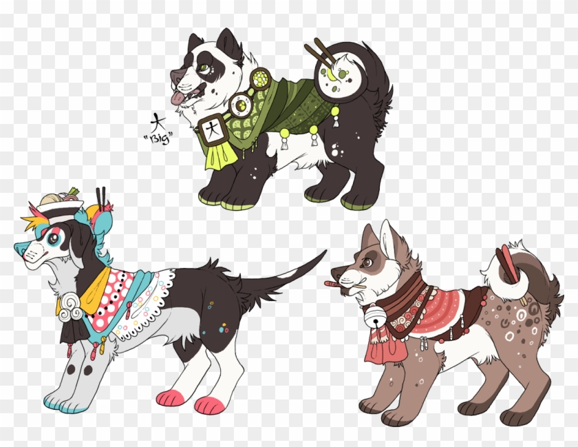 Japanese Dogs [closed] By Plumbeck - Cartoon #1257673