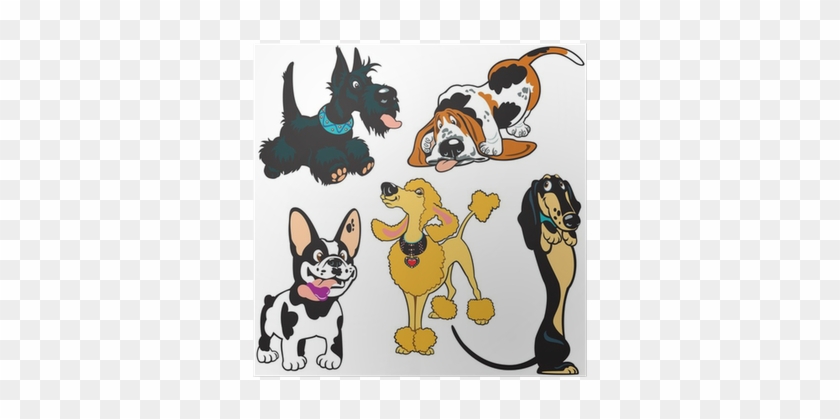 Cartoon Basset Hound 5'x7'area Rug #1257706