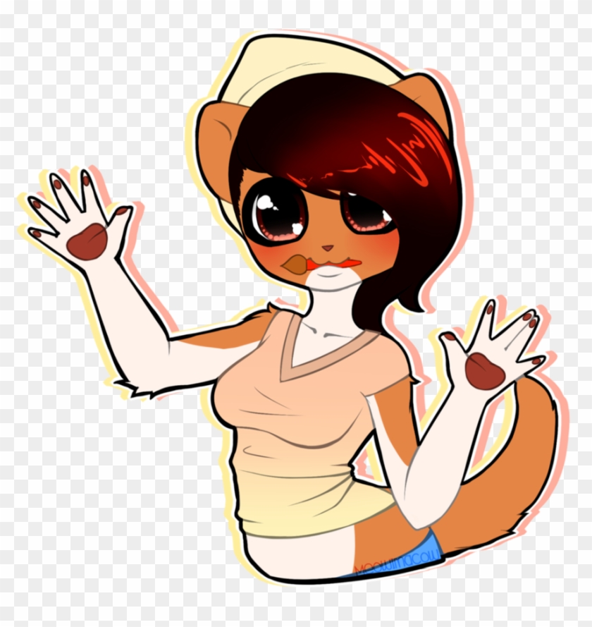 Weasyl Girl By Meowimacow - Cartoon #1257881