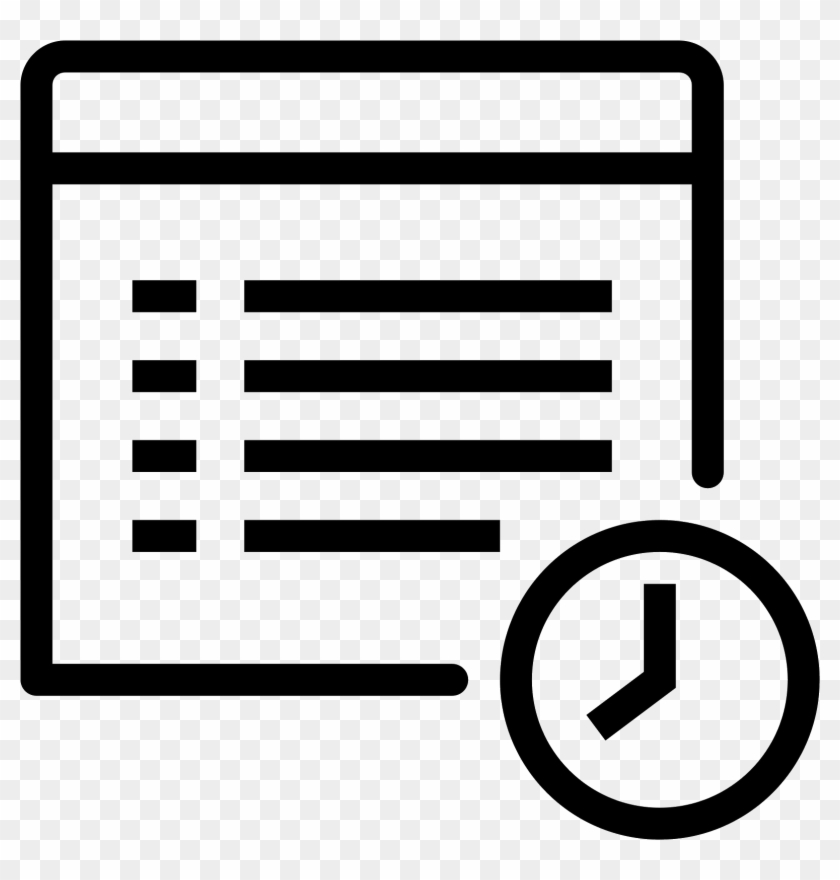 Timesheet Icon - Timesheet Icon #1257999