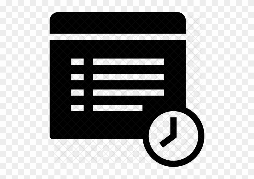 Timesheet Icon - Timesheet Icon #1258017