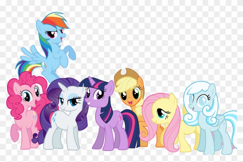 Snowdrop And Mane Six By Invader-zil - My Little Pony Friendship #1258703