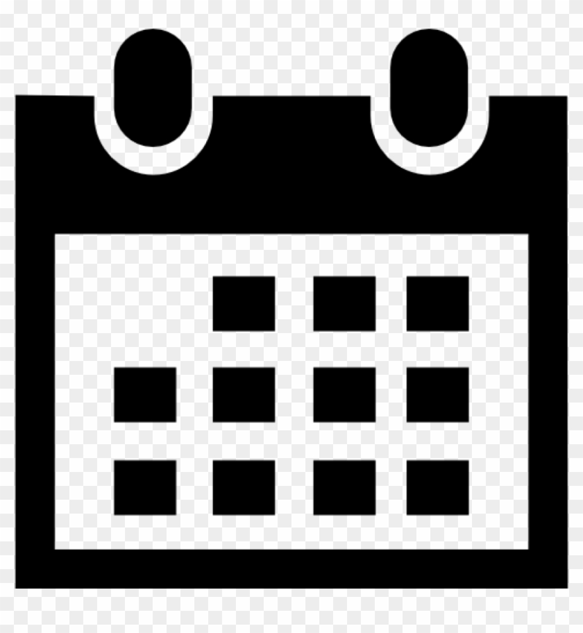 Calendar - Icono Calendario Png Blanco #1258749