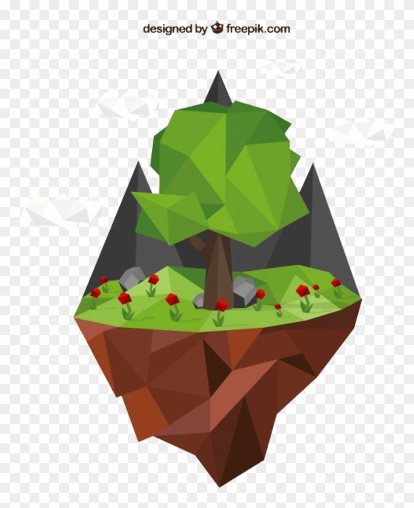 Polygon Geometry Tree Euclidean Vector - Illustration #1258992