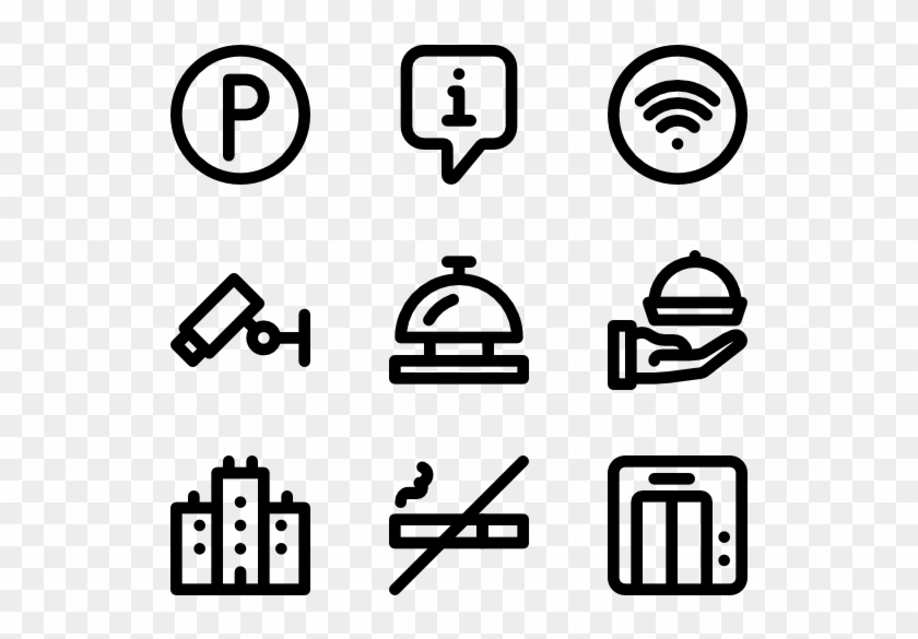 Hotel Services - Music Festival Icons #1259008