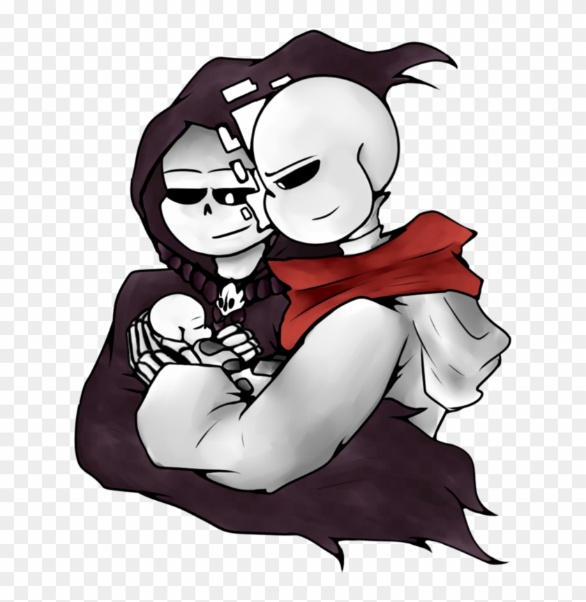 I Love This Couple 💙💜💚❤ Art © Me Reapertale @renrink - Cartoon #1259424