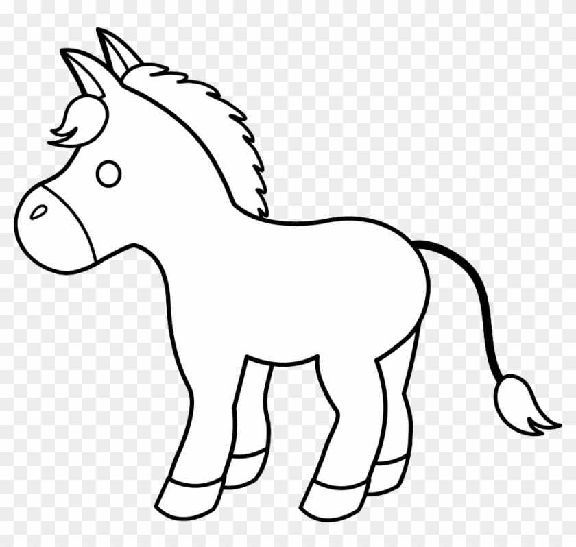 Clipart Info - Donkey White Png #1259915