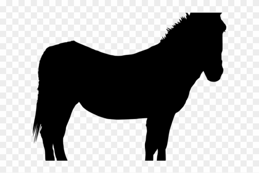 Donkey Clipart Silhouette - Animal Silhouette Transparent Background #1259917