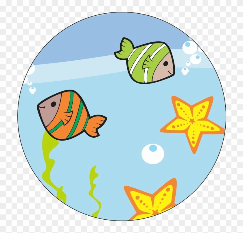 Sea Label Clip Art - Cartoon #1260000