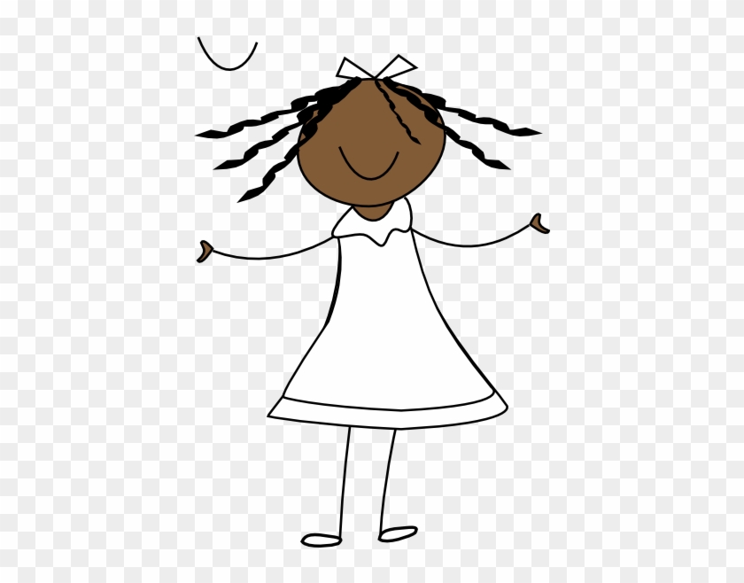 Happy Girl Clip Art Vector Online Royalty Free & Public - Making Giant Cookies: Recipes And Instructions Included #1260588