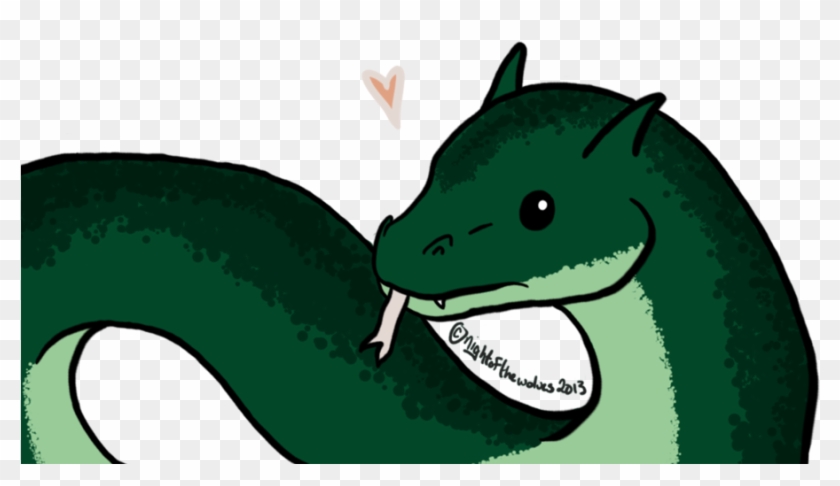 Basilisk Chibi By Lucidcoyote - Cute Basilisk Harry Potter #1261047