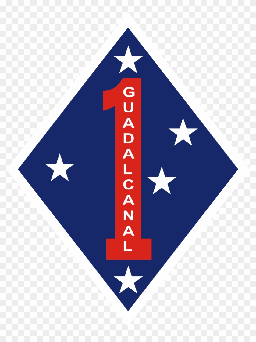 1st Marine Division - 1st Marine Division Blue Diamond #1261161