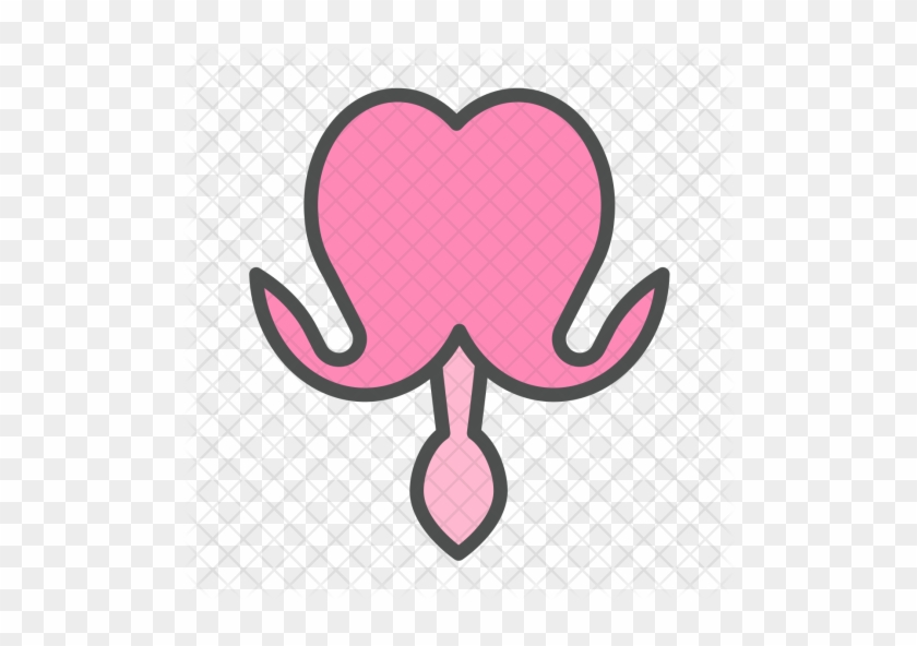 Flower, Bleeding, Heart, Blossom, Nature, Spring Icon - Asian Bleeding-heart #1261409