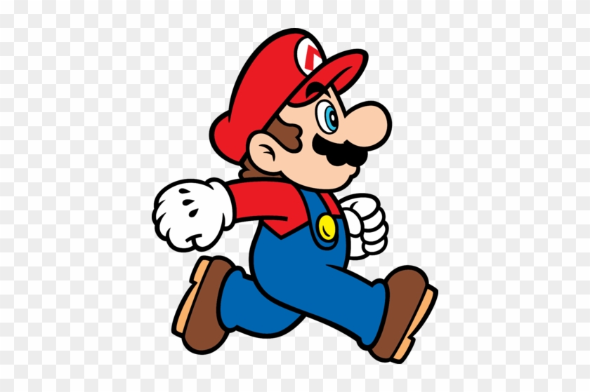 File - Artwork - Mario-run - Svg - Mario Running Coloring Pages #1261415