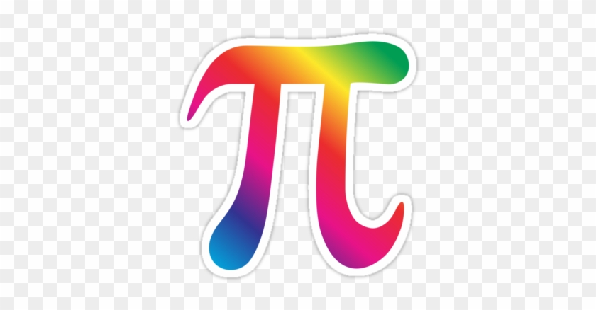 Colorful Pi Symbol - Colorful Pi #1261988