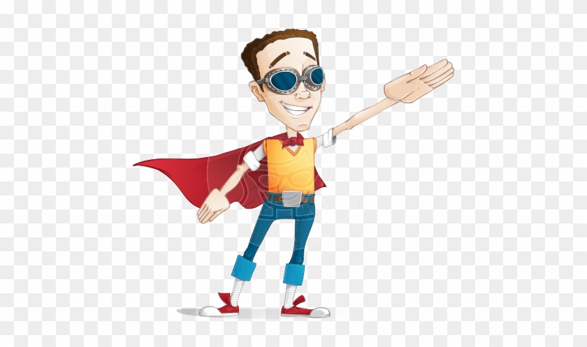 Victor Nerdbolt Victor Nerdbolt - Nerd Superhero Cartoon #1262107