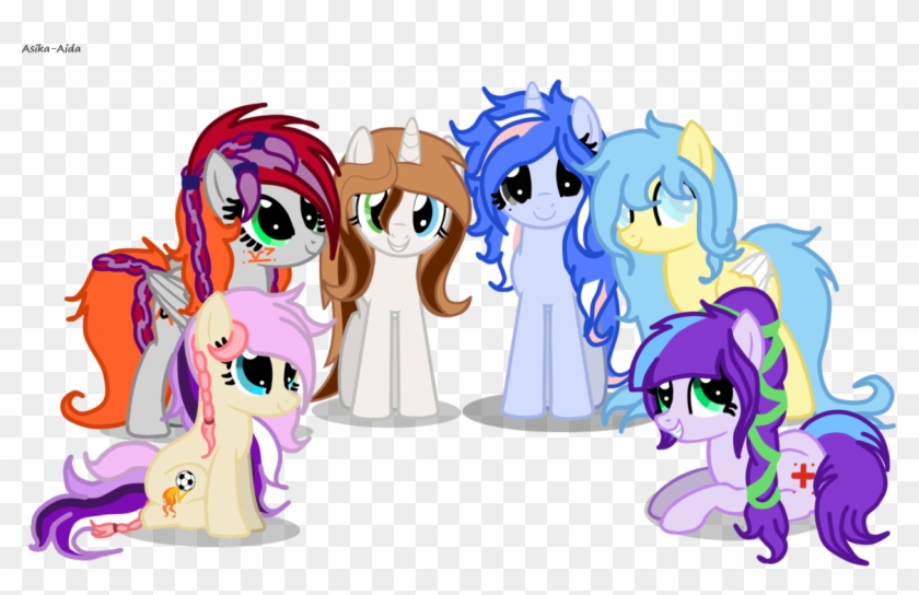 Mane 6 By Asika-aida - Mane #1262223