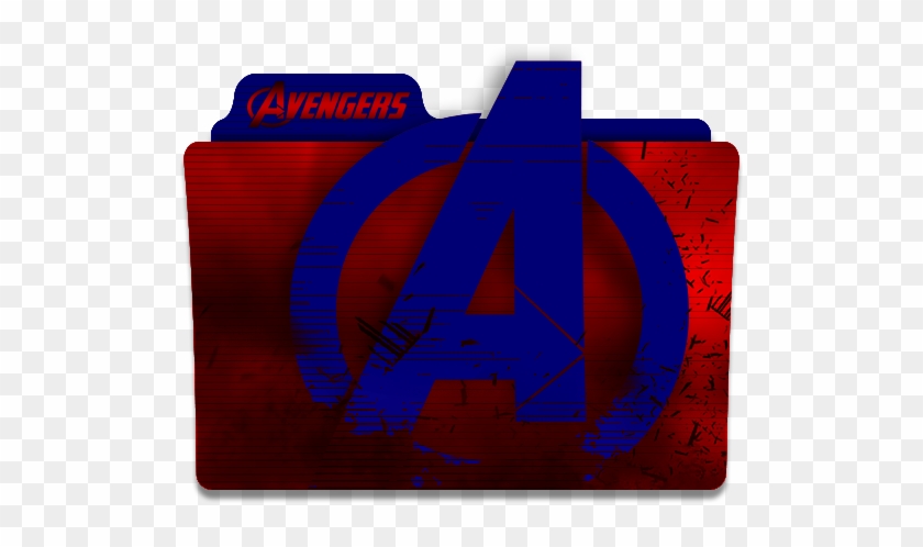 Avengers Folder Icon By Mikromike - Avengers Logo Folder Icon #1262257