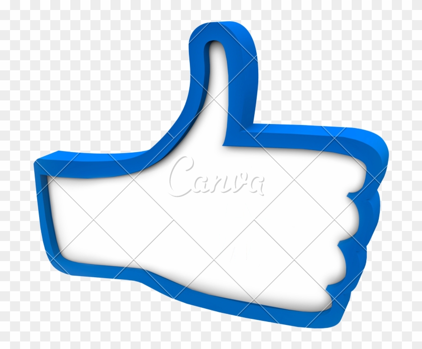 Blue Thumbs Up Icon Review Rating Feedback - Thumb Signal #1262432