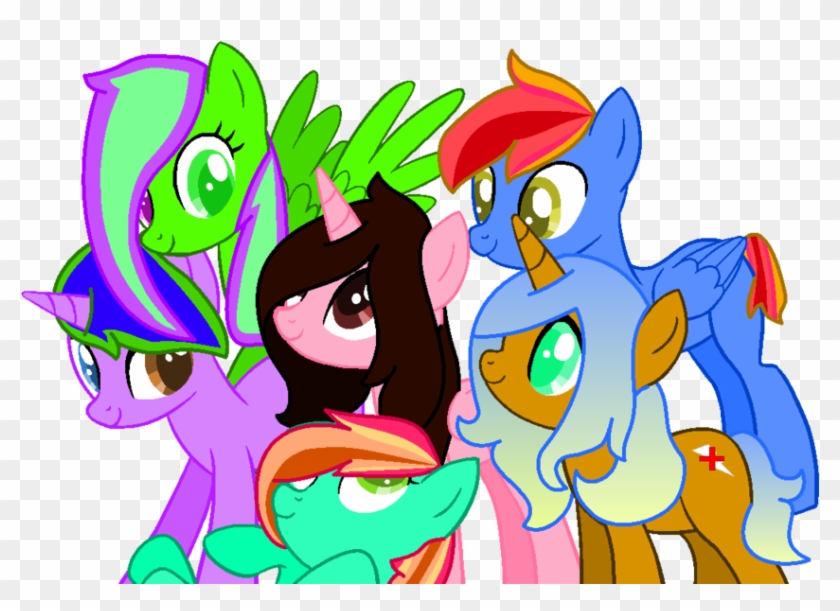 My Mane 6 Group By Marisathepiratefox - Cartoon #1262476