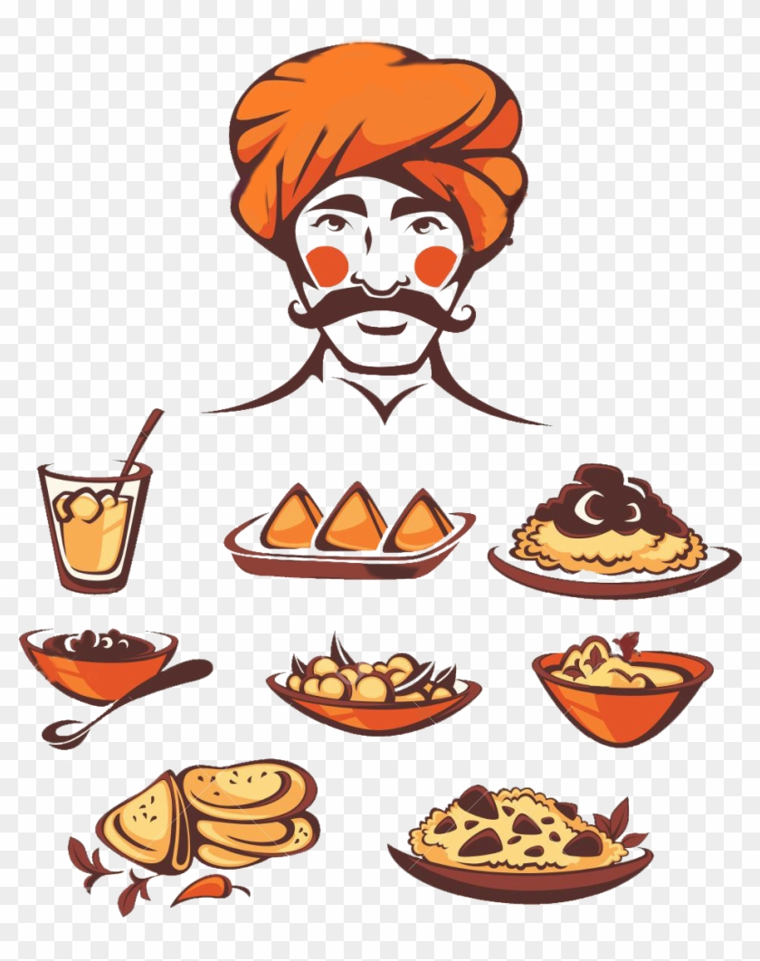 Theme Events - Indian Street Food Vector #1262585